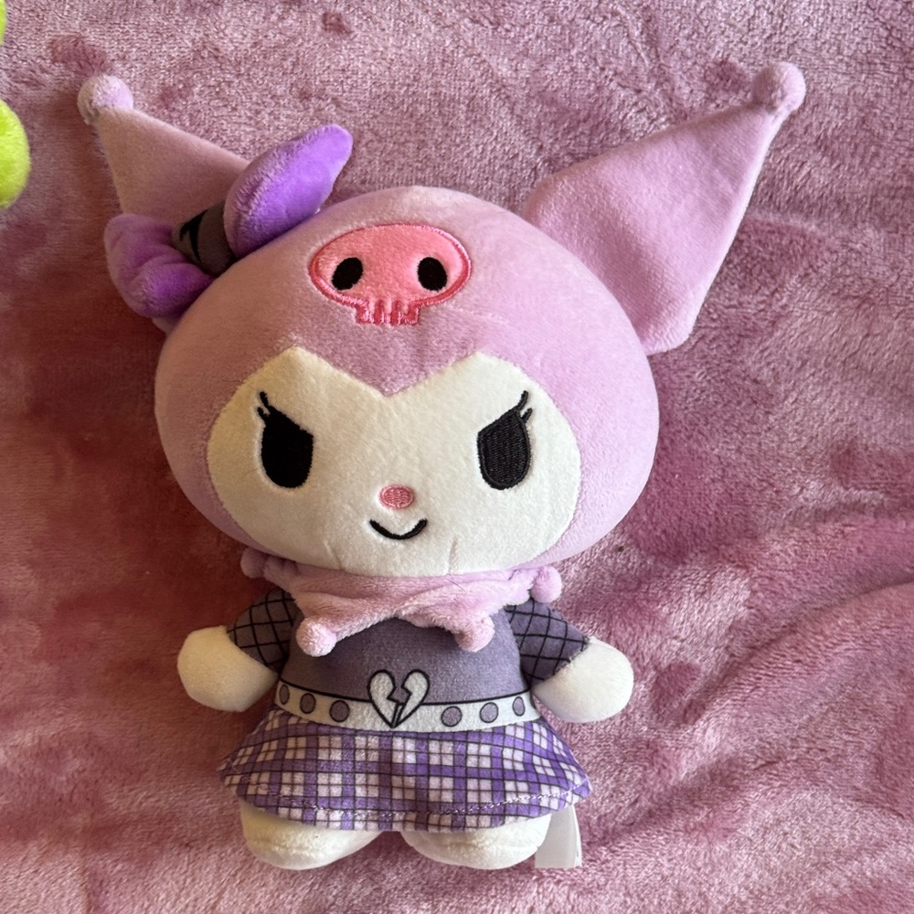 Cute Pink and Purple Plush Toy